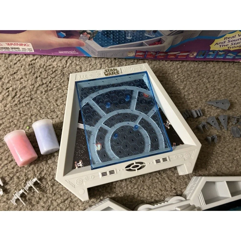 Tiger Electronics Star Wars Electronic Galactic Battle Board Game Sound Effects
